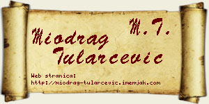 Miodrag Tularčević vizit kartica